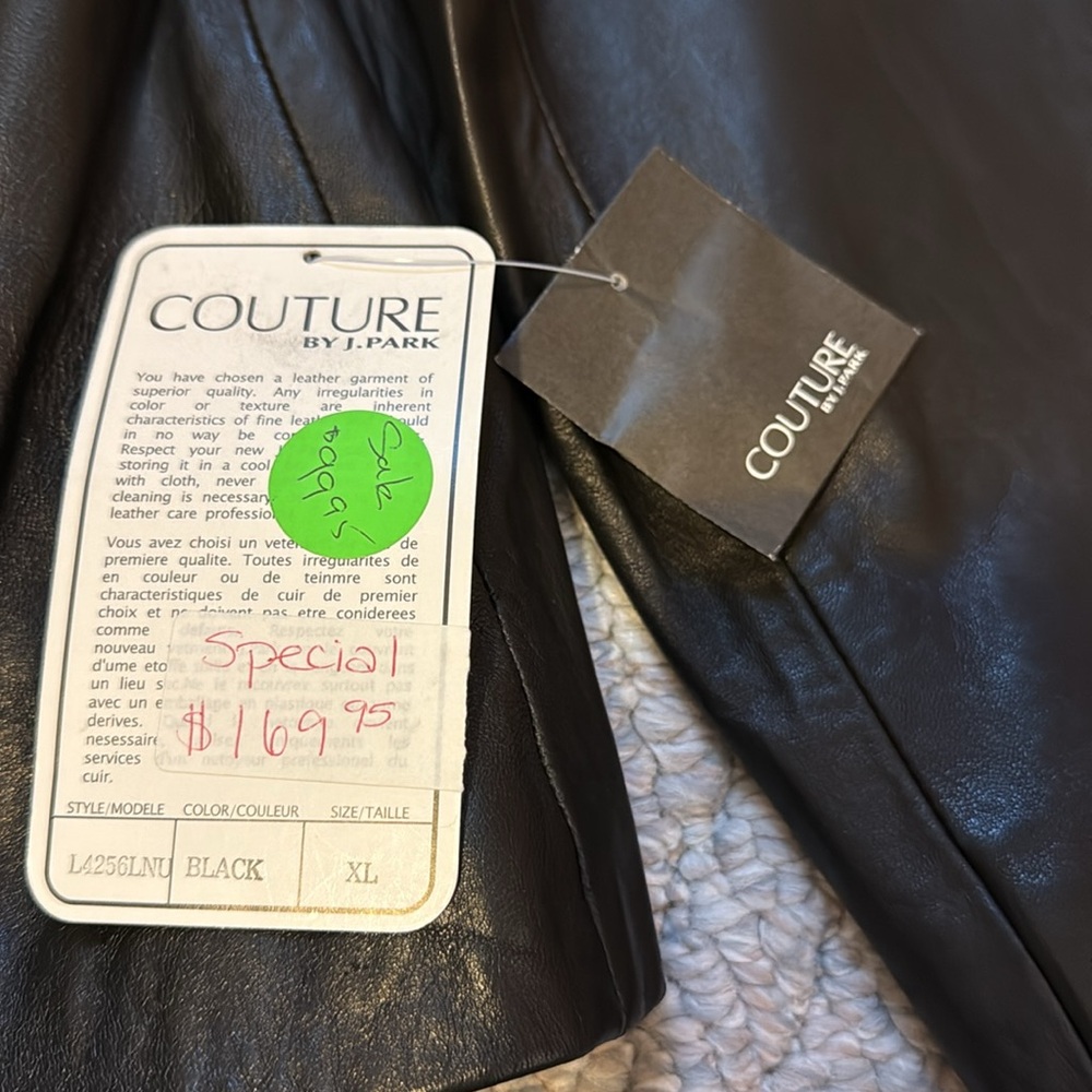 Women’s genuine lamb leather jacket - Picture 6 of 10